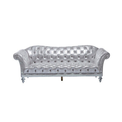 ACME Dixie Sofa in Metallic Silver 52780 | eBay ACME Dixie Sofa in Metallic Silver 52780 | eBay