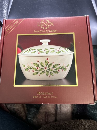 Neu im Karton Lenox Holiday Dimension Mint in Box kleine Kasserolle 2 Quart - Bild 6 von 22