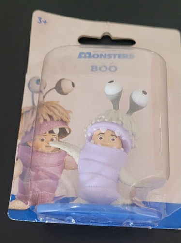 Monsters Inc Boo Minifigur in beschädigter Box Disney Pixar Mattel Kuchenaufleger - Bild 3 von 8