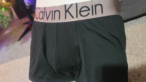 Calvin Klein Men’s Black Steel Microfiber Boxer Brief Trunk Size : XL - Picture 4 of 14