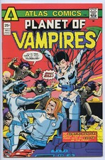 PLANET OF VAMPIRES #3 - 7.5, WP - Atlas/Seaboard - Bondage/blood drainage cover