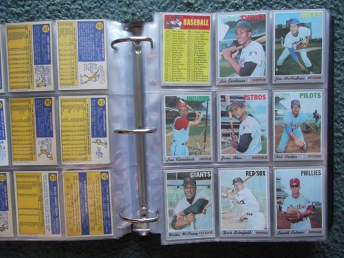 1970 TOPPS BASEBALL NEAR COMPLETE SET LOT(709/720)w/STARS,HOF,RC's,HIGH-NUMBERS - Picture 9 of 24