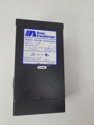 T-1-11684 Acme 240V General Purpose Transformer - Next Day Option - Picture 2 of 7