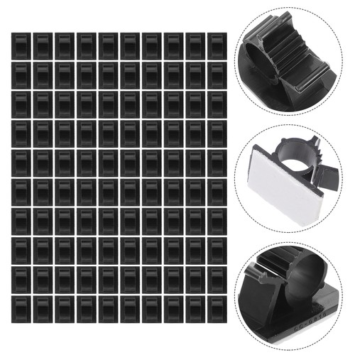 100 Pcs Drahtkartenkabelschnalle Reisen Befestigungsschnalle Aus - Bild 4 von 12