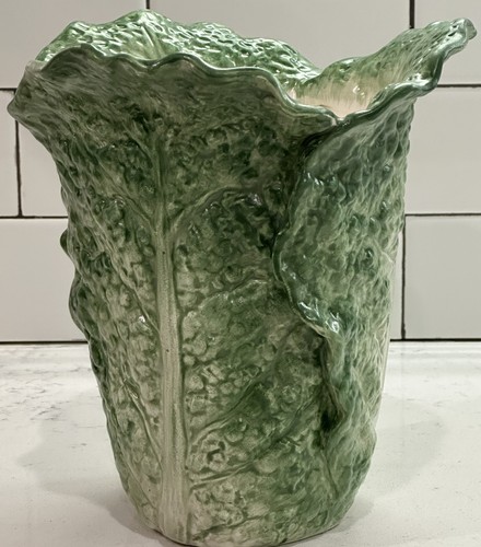 Vintage Fitz and Floyd Kohlblatt Vase (?) MAKELLOS - Bild 3 von 7