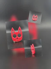 Cat Face 3D Printed Keychain EDC Keychain Multi Tool Holder FREE SHIPPING 📬