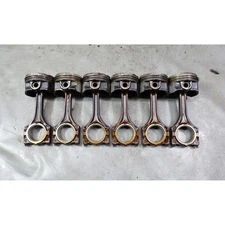 1996-1999 BMW M52 2.8L 6-Cylinder E36 E39 Piston Connecting Rod Set of 6 OEM