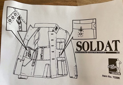 Dragon Models WW II Heer Soldat 001 - IL MEGLIO DEL MEGLIO - 1:6 nuovo OVP - Foto 10 di 14