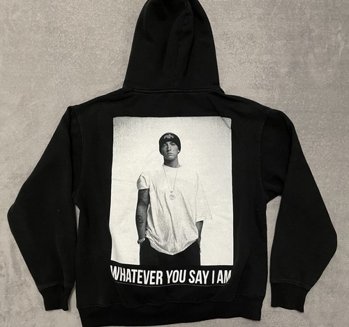 EMINEM Hoodie Medium schwarz Pullover Kapuzenpullover Whatever You Say I Am
