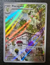 Pokémon TCG Floragato Scarlet & Violet Paldea Evolved Holo Card 197/193 NM