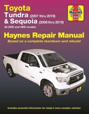 Toyota Tundra Sequoia Shop Service Repair Manual BOOK 2WD 4WD 2007-19