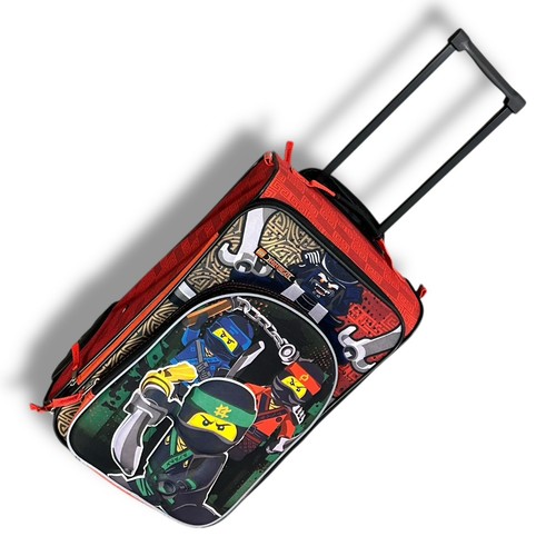 Lego Ninjago Movie Rolling Soft-Case Child Carry-On Luggage Rolling Bag - Picture 13 of 17
