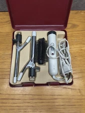 CONAIR Twist'n Curl Trio Curling Iron, 3 Types TravelCase  Hair Styling D0705309