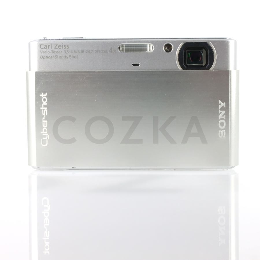 Excellent】SONY DSC-T77 Digital Camera Silver Cyber Shot 4.0