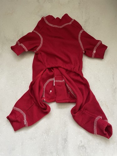PetRage US Designs Pup Dog Outfit Red Size Small Dog Pajamas  - Picture 3 of 7