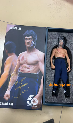 1/6 CHINA.X-H Bruce Lee 李小龙 Statue Figure Sculpture Model Collections Toy Gifts - Picture 15 of 16