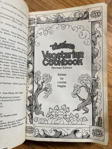 Vintage The Farm Vegetarian Cookbook Louise Hagler 1978 70s Summertown TN Vegan - Bild 5 von 24
