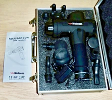 VBX Wellness Medical Grade Massage Gun Kit Works great Accessories TOP CONDITION