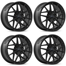 Set Of 4 20in Black Wheel Rims For 2002 Acura Rtxd6bc 20x8.5 5x114.3 Et38 5bol Set Of 4 20in Black Wheel Rims For 2002 Acura Rtxd6bc 20x8.5 5x114.3 Et38 5bol