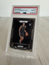 2023-24 Panini Prizm #136 Victor Wembanyama Spurs RC Rookie PSA 10 GEM MINT 