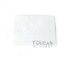 Big Sale 1/16 Henglong 3839 Walker Bulldog RC Tank Sticker Decoration Decal