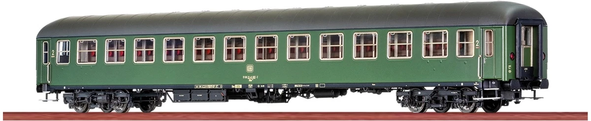 Brawa 58134 H0 Schnellzugwagen Bm234 der DB, Epoche IV, LED Beleuchtung, NEUHEIT