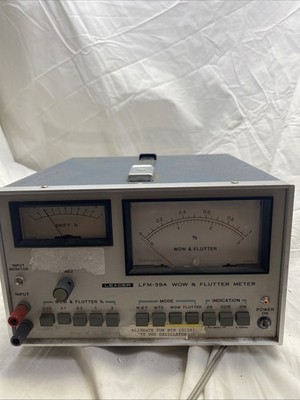 アンプ LFM-39A Wow & Flutter Meter Leader LFM39A Wow & Flutter Drift Meter for sale online | eBay