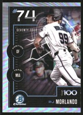 2025 Bowman Chrome Scouts?Top?100 #BTP74 PJ Morlando