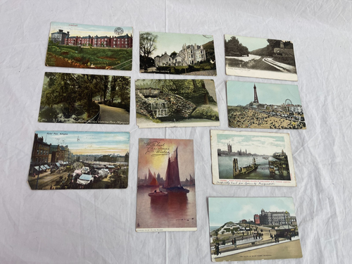 Topographical Postcards Bundle x 100 Colour Edwardian 1930s/40s Ephemera - Picture 11 of 23
