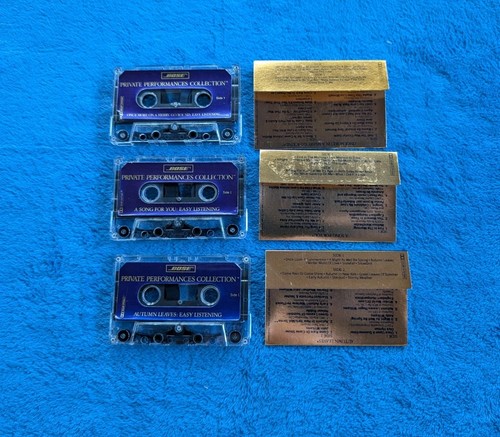 BOSE Private Performance Collection 3 Cassette Tape Lot Compilation Pop Rock - Picture 3 of 4