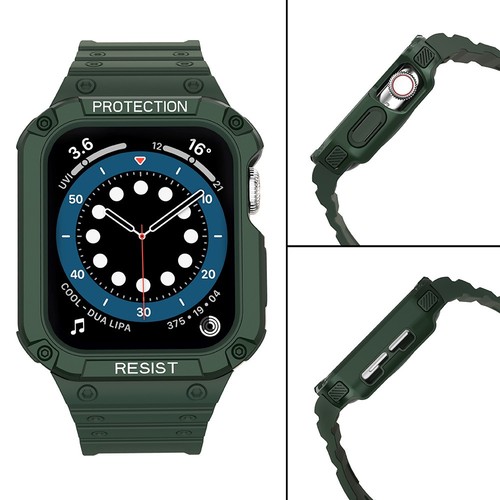 Protect Strap Band opaska z etui do Apple Watch 7 / 6 / 5 / 4 / 3 / 2 / SE (41 / - Zdjęcie 4 z 9