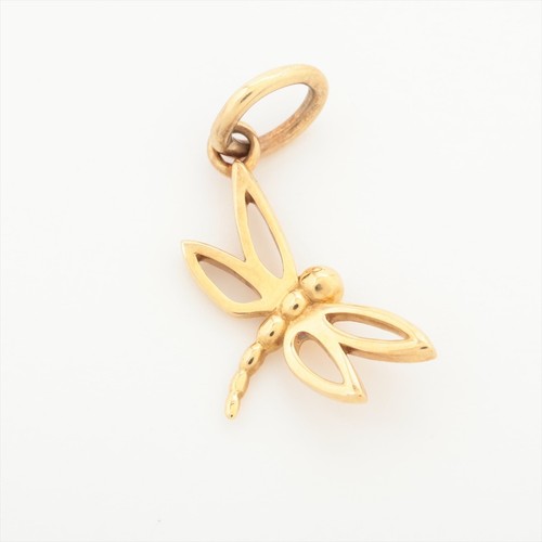 Tiffany Dragonfly Necklace top 750(YG) 1.2g - Picture 2 of 3