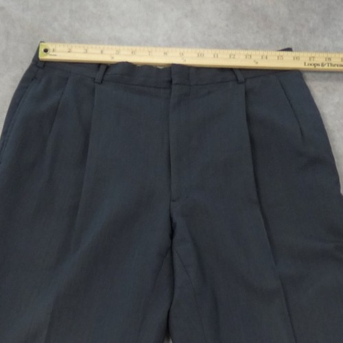 Vintage Ralph Lauren Anzug Set Herren 44R 32 x 31 Marineblau Gestreift Polo Club Hergestellt in den USA - Bild 14 von 17