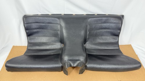 Porsche 944 Rear Seat Lower Back Bottom Cushion Leather Black 951 OEM 83-89