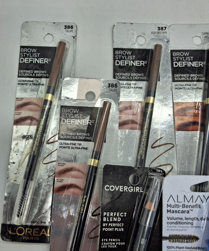 Eye & Brow Makeup Bundle – L'Oréal, NYX, CoverGirl, Almay, e.l.f. – 10-Piece Set - Picture 4 of 5