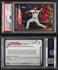 2020 Topps Chrome Refractor Logan Allen #155 PSA 10 GEM MT Rookie RC