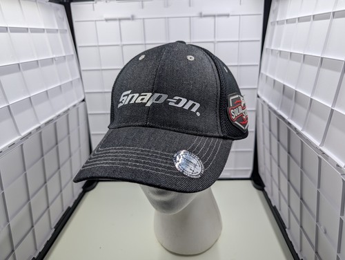 Snap On Tools offizielle Choko Mütze massiver Stahl Fastflex OSFM neu ohne Etikett schwarz grau rot - Bild 1 von 16