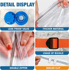 Mattress Vacuum Bag for Storage and Moving, Vacuum Mattress Bag with Straps f...