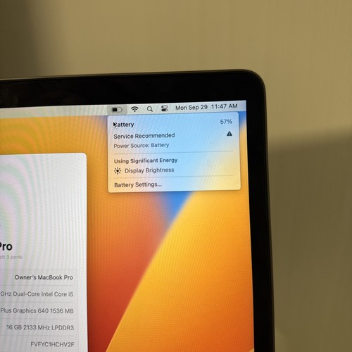 Macbook Pro 13" 2017 i5 @ 2,3 GHz 16 GB RAM 128 GB SSD MacOS Ventura - Foto 4 di 8