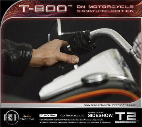 PREORDER DEPOSIT 30% Terminator 2  1/4 T-800 on Motorcycle Signature Edition EX - Bild 9 von 11