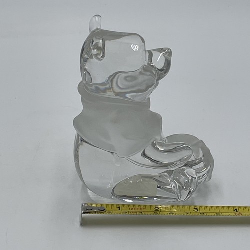 Estatuilla de cristal de plomo casa princesa cristal 'Winnie the Pooh' hecha etiqueta en Alemania - Imagen 7 de 8