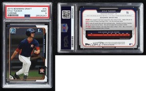 2015 Bowman Draft Chrome Kyle Tucker #75 PSA 9 MINT