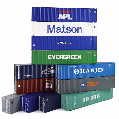 Evemodel Modèle de conteneur d'expédition HO 1:87 Boîte de fret de 45 pieds - Picture 8 of 21