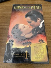 GONE WITH THE WIND - (VHS, 1939) - Clark Gable, Scarlett O’Hara- NEW