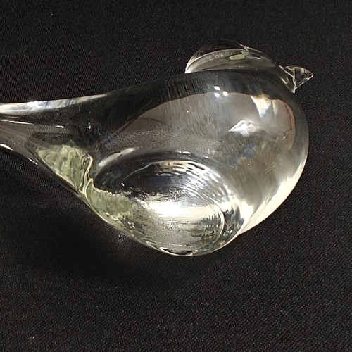 Vintage Emerald Green & Clear Art Glass Bunny Cat Turtle Bird Squirrel Figurines - Picture 12 of 23
