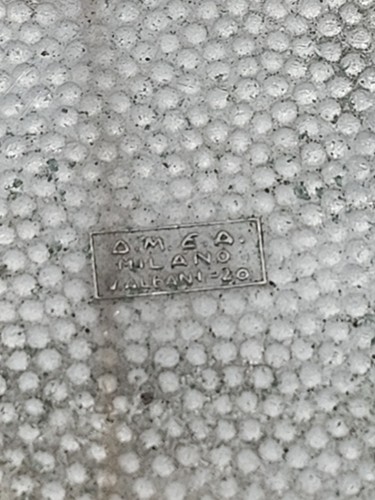 1960's Ferrari/Pininfarina OMEA Emblems w/Crown W/ Mounting Hardware #1 - Afbeelding 4 van 5