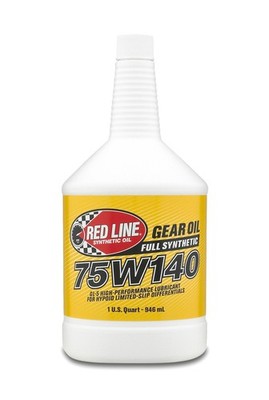 Red Line 57914 75W140 GL-5 Full Synthetic Differential Gear Oil 1 Qt LSD Ford