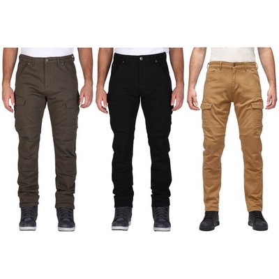 Men's Motorcycle Jeans Pants - Modeka Brandon Cargo - Highly Abrasion Resistant