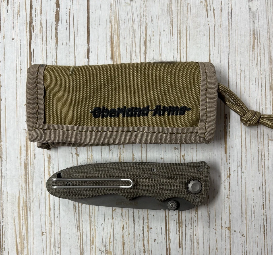 Cuchillos Boker OA-EDW-1 Micarta N690 Solingen Alemania Foto 4 de 4