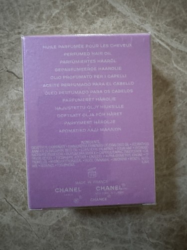 Chanel Chance EAU TENDRE Huile Cheveux 35ml ( Hair Oil Mist) Unopened Box - Picture 2 of 4